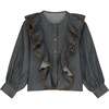 Soft Denim Blouse - Blouses - 1 - thumbnail