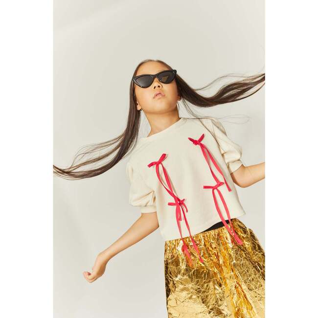 Cream Balloon Sweatshirt - Sweatshirts - 4