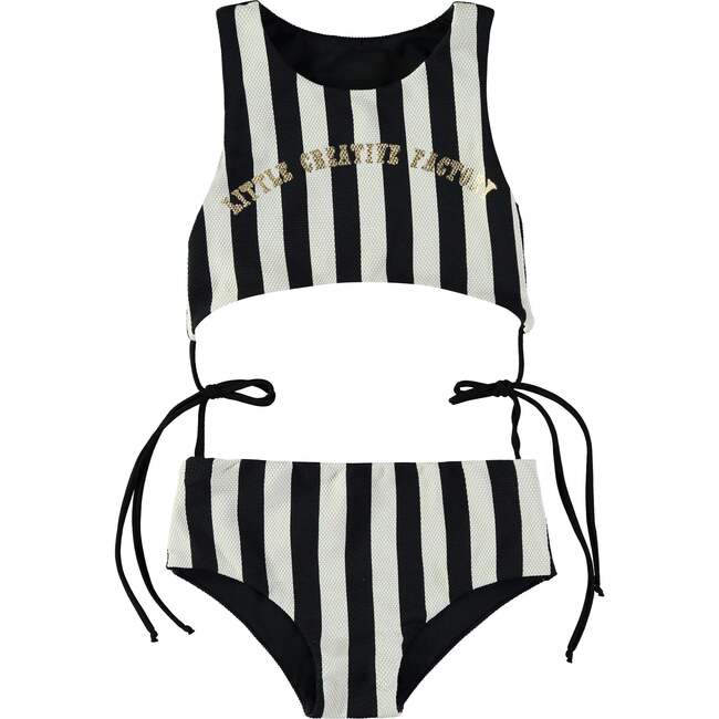Black Striped Trikini