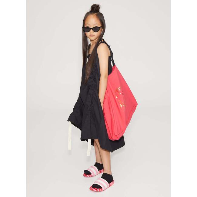 Comical Strap Dress Black - Dresses - 5