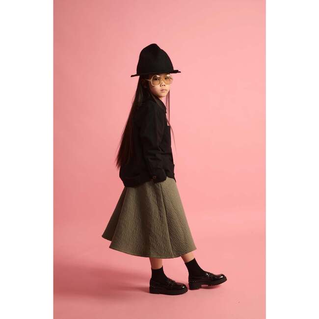 Dune Circle Skirt Dark Green - Skirts - 3
