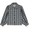 Check Bow Blouse - Blouses - 1 - thumbnail