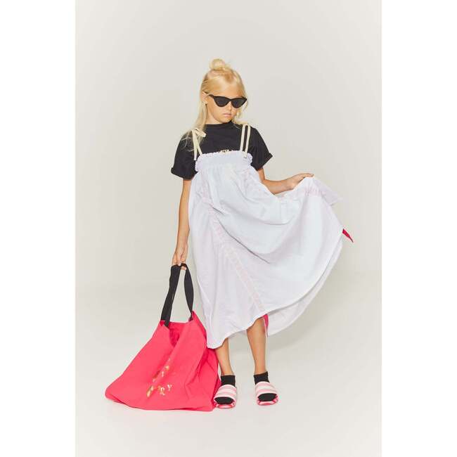 Comical Strap Dress White - Dresses - 3