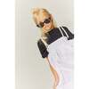 Comical Strap Dress White - Dresses - 4