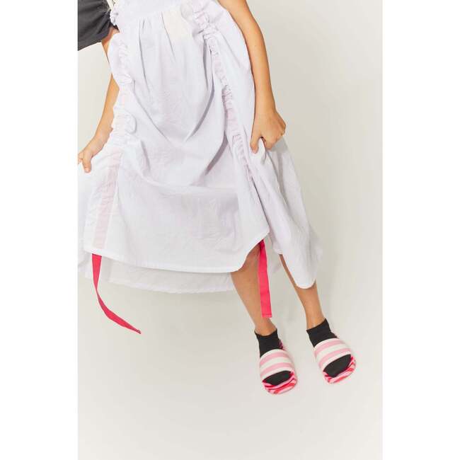 Comical Strap Dress White - Dresses - 5