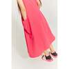 Origami Apron Dress Fuchsia - Dresses - 4