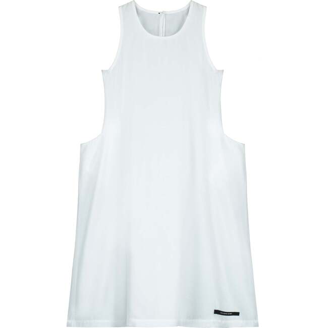 Origami Apron Dress White