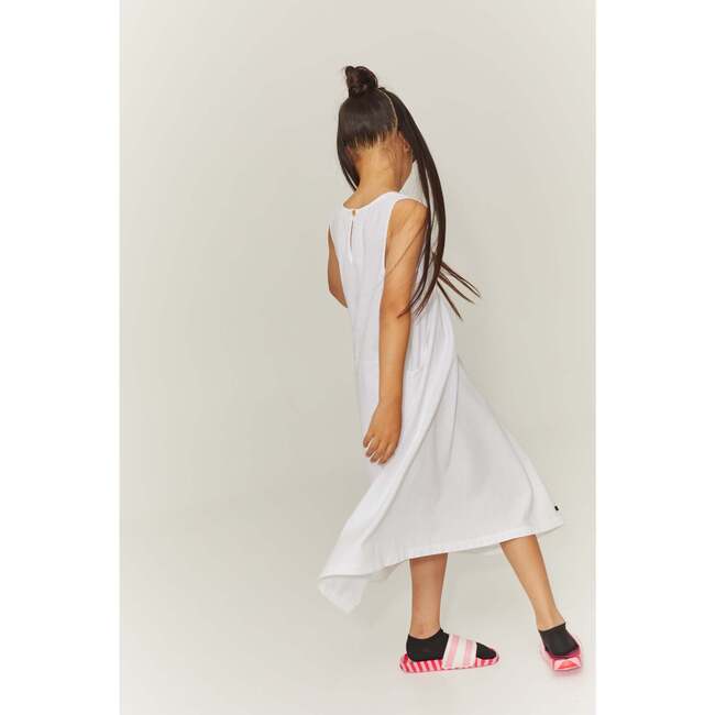 Origami Apron Dress White - Dresses - 5