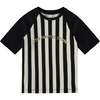 Black Striped UV Sun Protection T-Shirt - Rash Guards - 1 - thumbnail