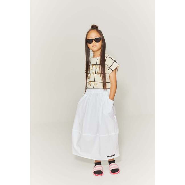 Origami Bubble Skirt White - Skirts - 3