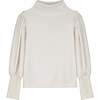 Knit Turtleneck Top Cream - Shirts - 1 - thumbnail
