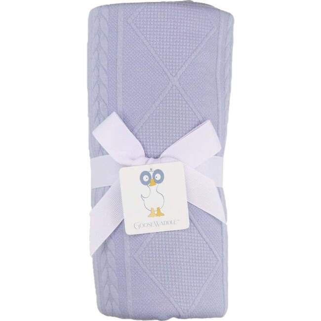 GooseWaddle Knit Blanket, Lavender