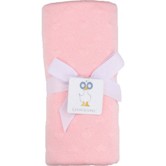 GooseWaddle Knit Blanket, Pink