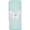 GooseWaddle Knit Blanket, Mint - Blankets - 1 - thumbnail