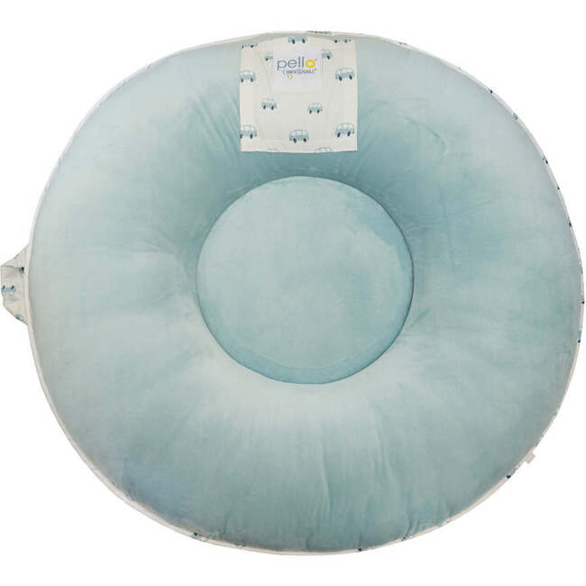 Children's Pello Floor Cushion, Tag Cornflower - Kids Seating - 2