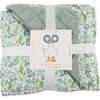 Quilted Playmat, Basil Green - Playmats - 1 - thumbnail