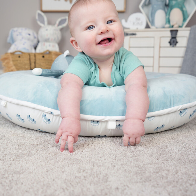 Children's Pello Floor Cushion, Tag Cornflower - Kids Seating - 4