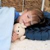 GooseWaddle Knit Blanket, Blue - Blankets - 2