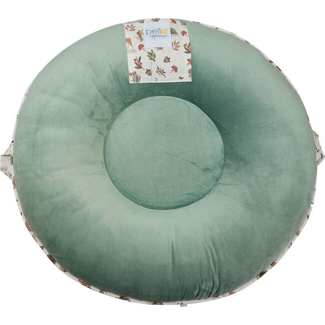 Children's Pello Floor Cushion, Cedar Sage - Kids Seating - 2