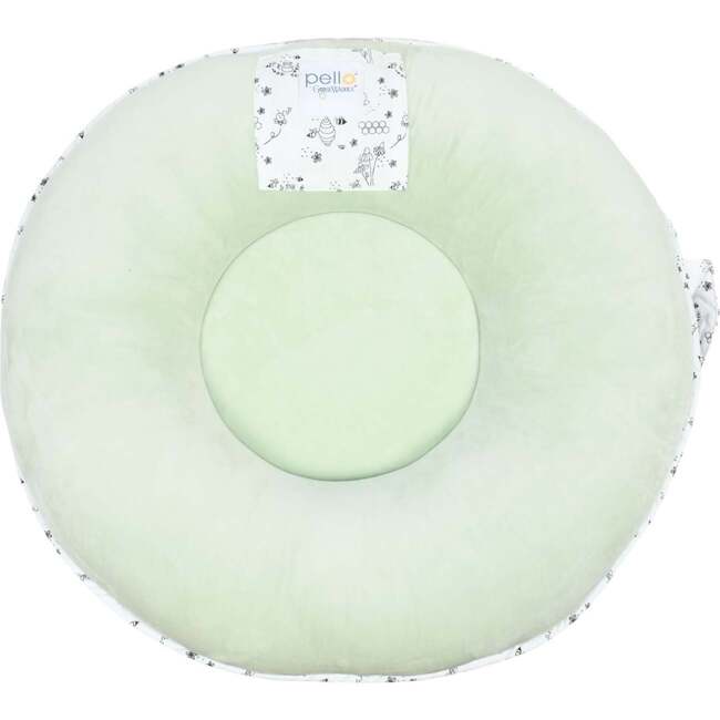 Children's Pello Floor Cushion, Bailey Lime - Kids Seating - 2