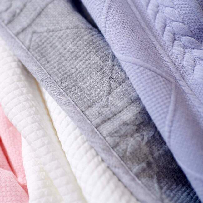 GooseWaddle Knit Blanket, Lavender - Blankets - 3