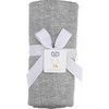 GooseWaddle Knit Blanket, Gray - Blankets - 1 - thumbnail