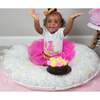 Children's Pello Floor Cushion, Lemon Aqua Glass - Kids Seating - 4