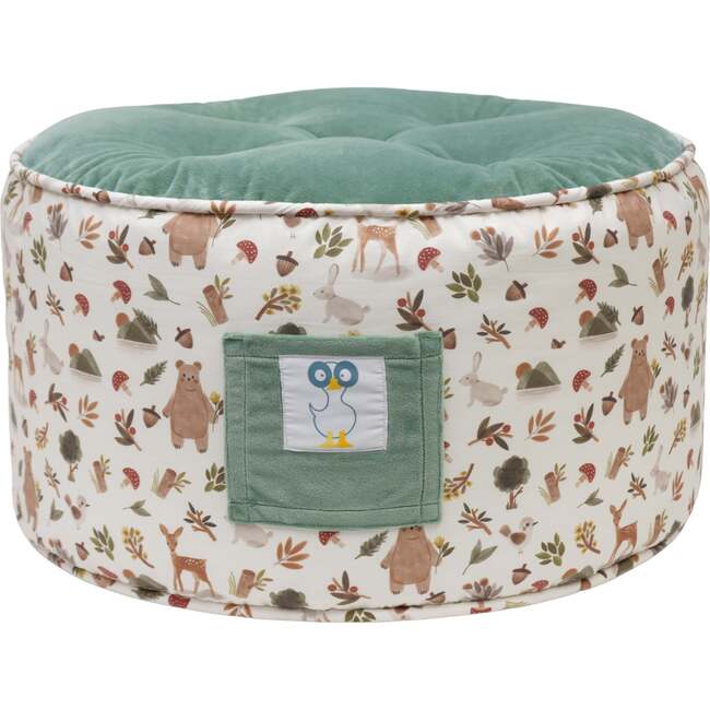 Kids Ottoman, Cedar Sage