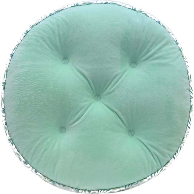 Kids Ottoman, Basil Mint - Ottomans - 2
