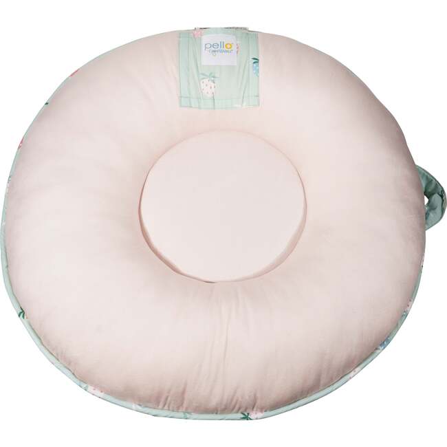 Children's Pello Floor Cushion, Rosie Berry Pink - Kids Seating - 2