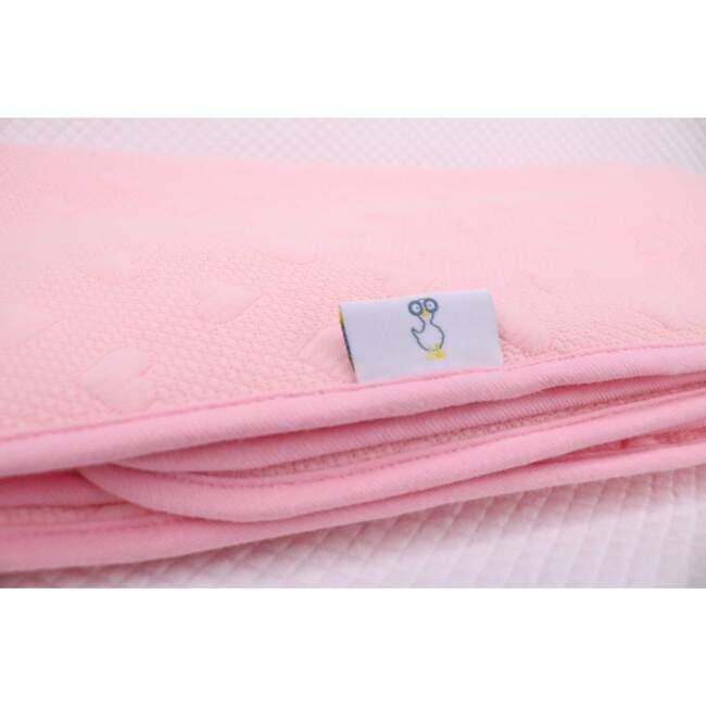 GooseWaddle Knit Blanket, Pink - Blankets - 3