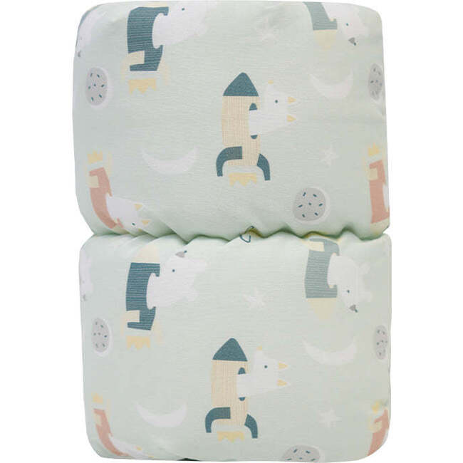 Comfy Cradle Nursing Pillow, Ash Aqua