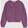Lila Cardigan Grape Bliss - Cardigans - 1 - thumbnail