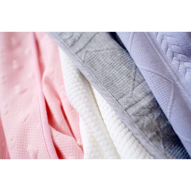 GooseWaddle Knit Blanket, Gray - Blankets - 5