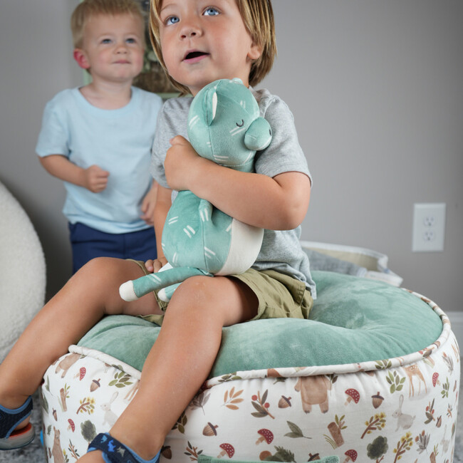 Kids Ottoman, Cedar Sage - Ottomans - 5