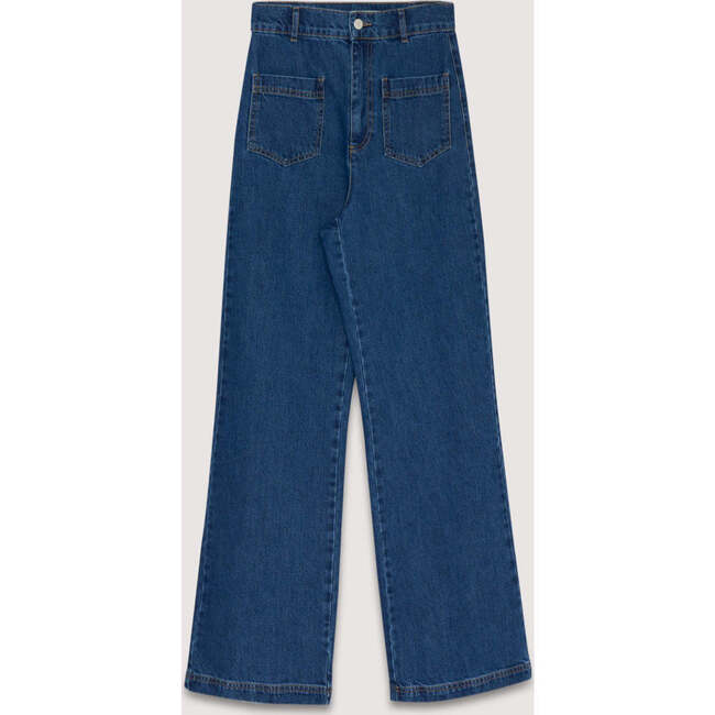 Ines Denim Woman Pant Mid Blue