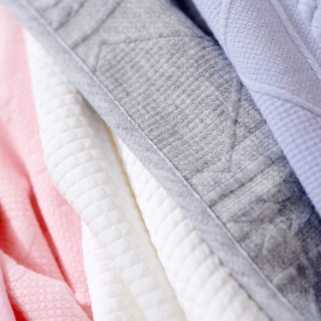 GooseWaddle Knit Blanket, Pink - Blankets - 5