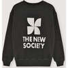 TNS Logo Sweatshirt Galactic Grey Melange - Sweatshirts - 1 - thumbnail