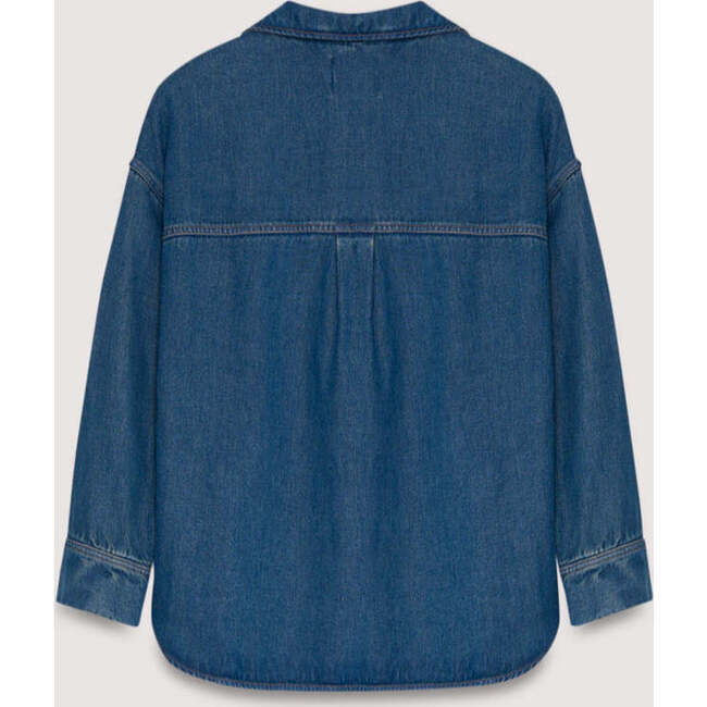 TNS Tencel Woman Shirt Blue Denim - Shirts - 4