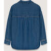 TNS Tencel Woman Shirt Blue Denim - Shirts - 4