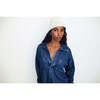 TNS Tencel Woman Shirt Blue Denim - Shirts - 5