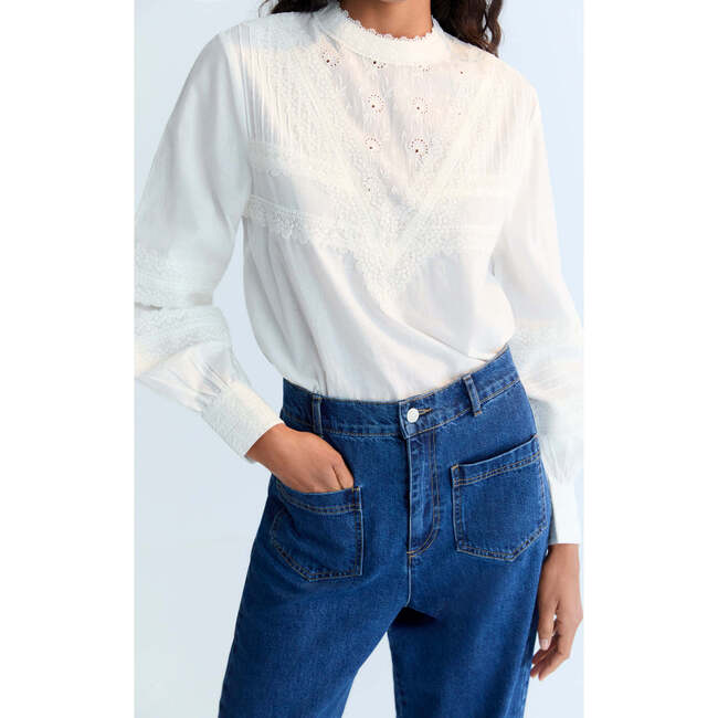 Ines Denim Woman Pant Mid Blue - Pants - 5