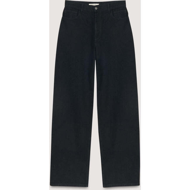 TNS Denim Woman Wide Leg Pant Black Denim