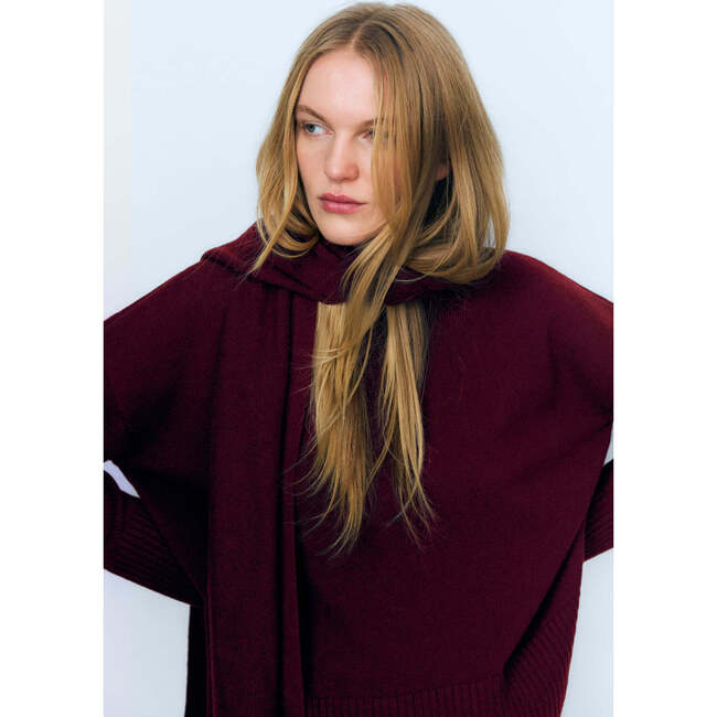 Agatha Woman Scarf Plum Fantasy - Scarves - 2