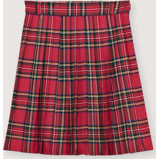 Martina Skirt Galactic Red Check