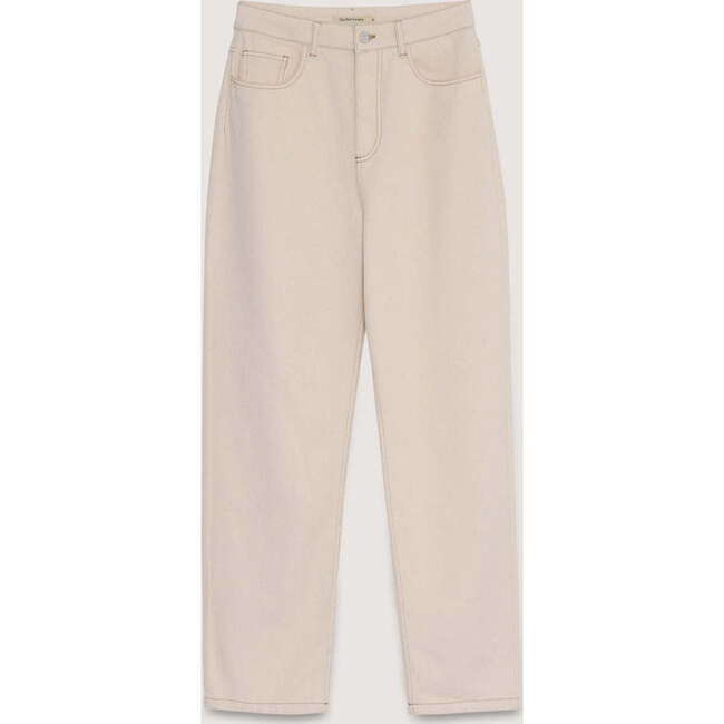 TNS Denim Woman Regular Pant Ecru