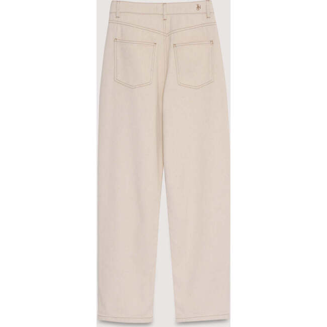 TNS Denim Woman Regular Pant Ecru - Pants - 3