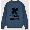 TNS Logo Rib Collar Sweatshirt Void Blue - Sweatshirts - 1 - thumbnail