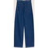 TNS Denim Woman Wide Leg Pant Mid Blue - Pants - 6
