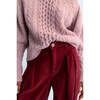 Nicol Woman Pant Plum Fantasy - Pants - 2